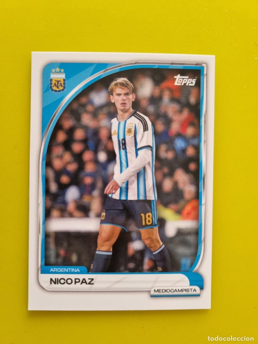 Cromos de f&uacute;tbol: CROMO FUTBOL ARGENTINA TOOPS COLLECTOR TIN AFA 26 2026 NICO PAZ 10 AR926