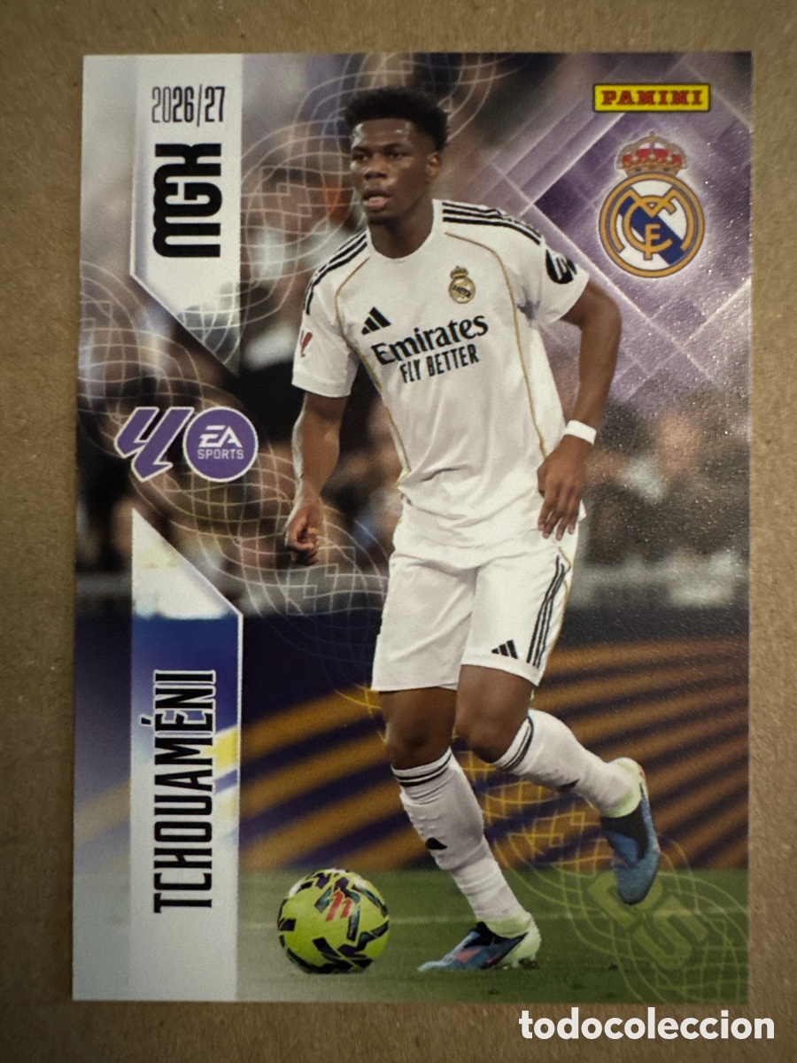 Cromos de f&uacute;tbol: # 225 Tchouameni Real Madrid Megacracks 26 27 2026 2027