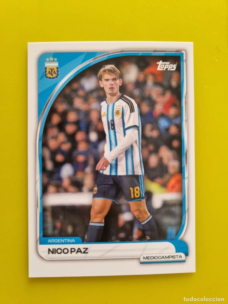Cromos de f&uacute;tbol: CROMO FUTBOL ARGENTINA TOOPS COLLECTOR TIN AFA 26 2026 NICO PAZ 10 AR926