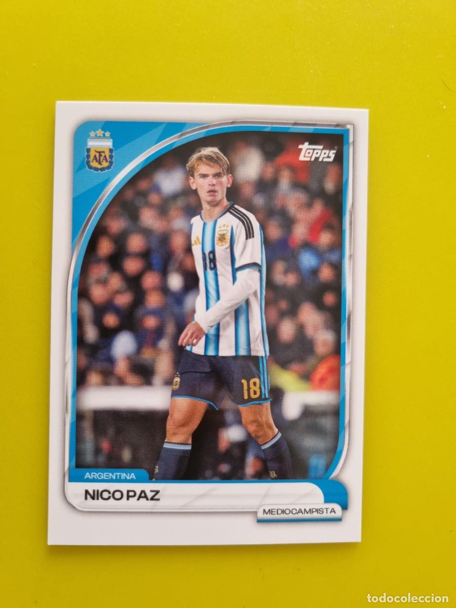 Cromos de f&uacute;tbol: CROMO FUTBOL ARGENTINA TOOPS COLLECTOR TIN AFA 26 2026 NICO PAZ 10 AR926