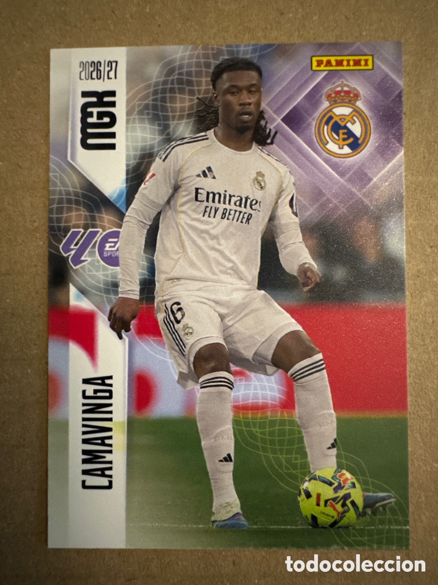 Cromos de f&uacute;tbol: # 227 Camavinga Real Madrid Megacracks 26 27 2026 2027