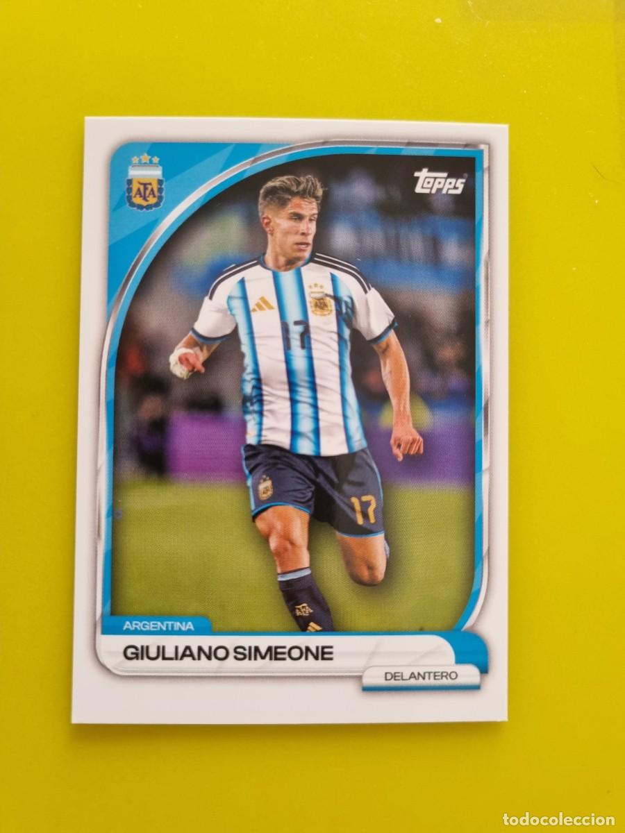 Cromos de f&uacute;tbol: CROMO FUTBOL ARGENTINA TOPPS COLLECTOR TIN AFA 26 2026 GIULIANO SIMEONE 16 AR926