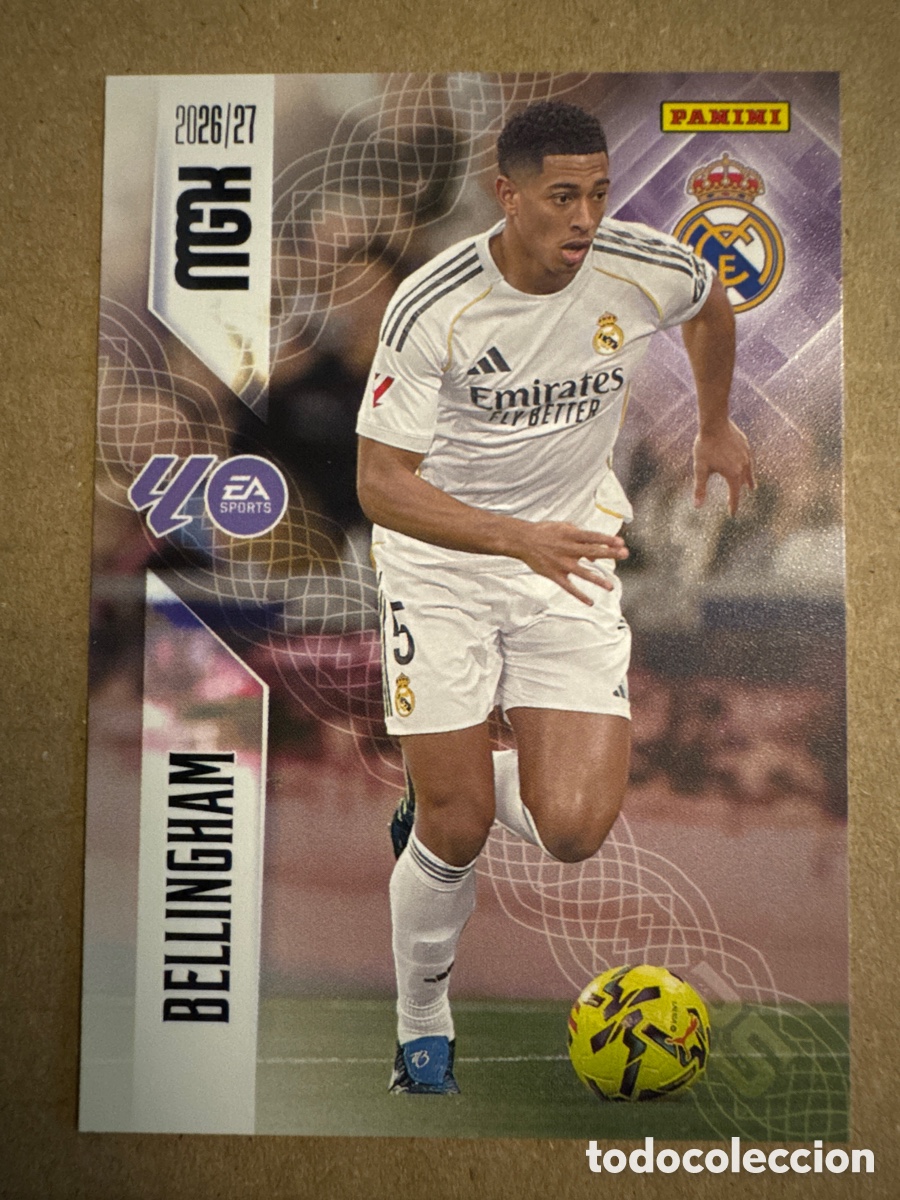 Cromos de f&uacute;tbol: # 228 Bellingham Real Madrid Megacracks 26 27 2026 2027