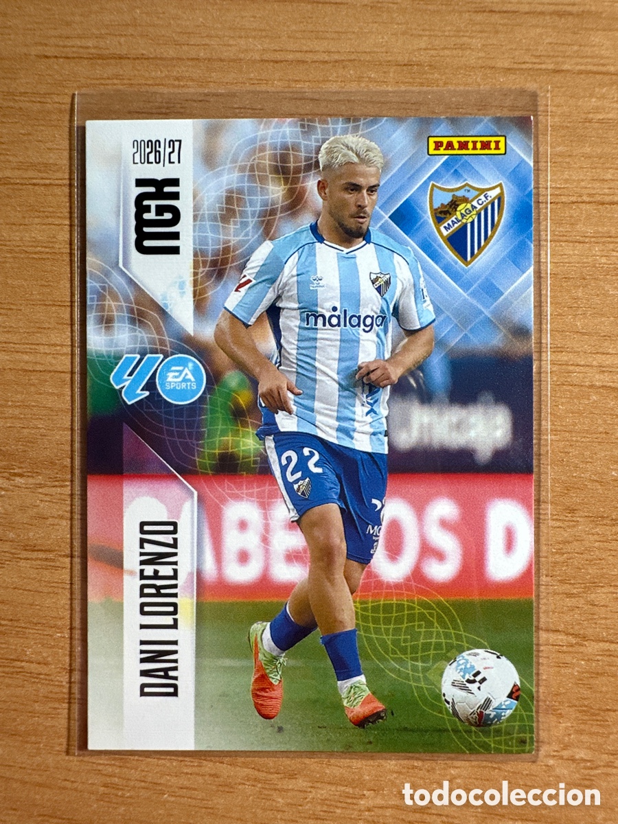 Fu&szlig;ball-Sticker: 245 DANI LORENZO MALAGA MEGACRACKS 2026 2027 (MGK 26 27)