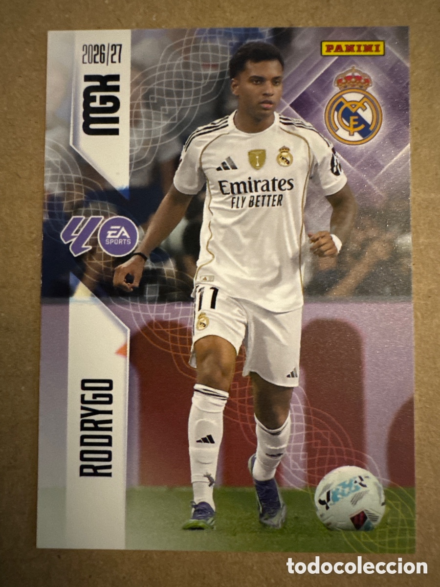 Fu&szlig;ball-Sticker: # 231 Rodrygo Real Madrid Megacracks 26 27 2026 2027
