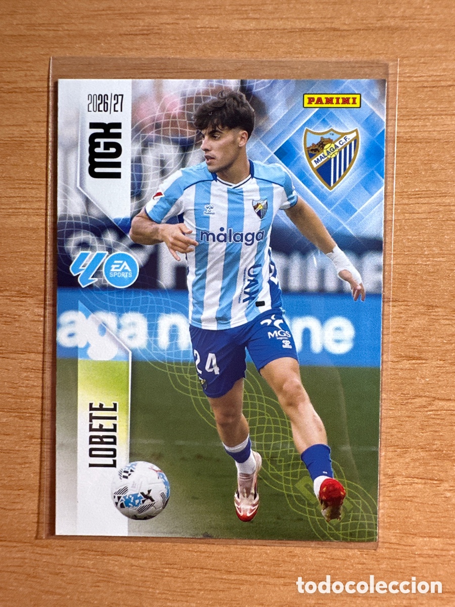 Fu&szlig;ball-Sticker: 249 LOBETE MALAGA MEGACRACKS 2026 2027 (MGK 26 27)