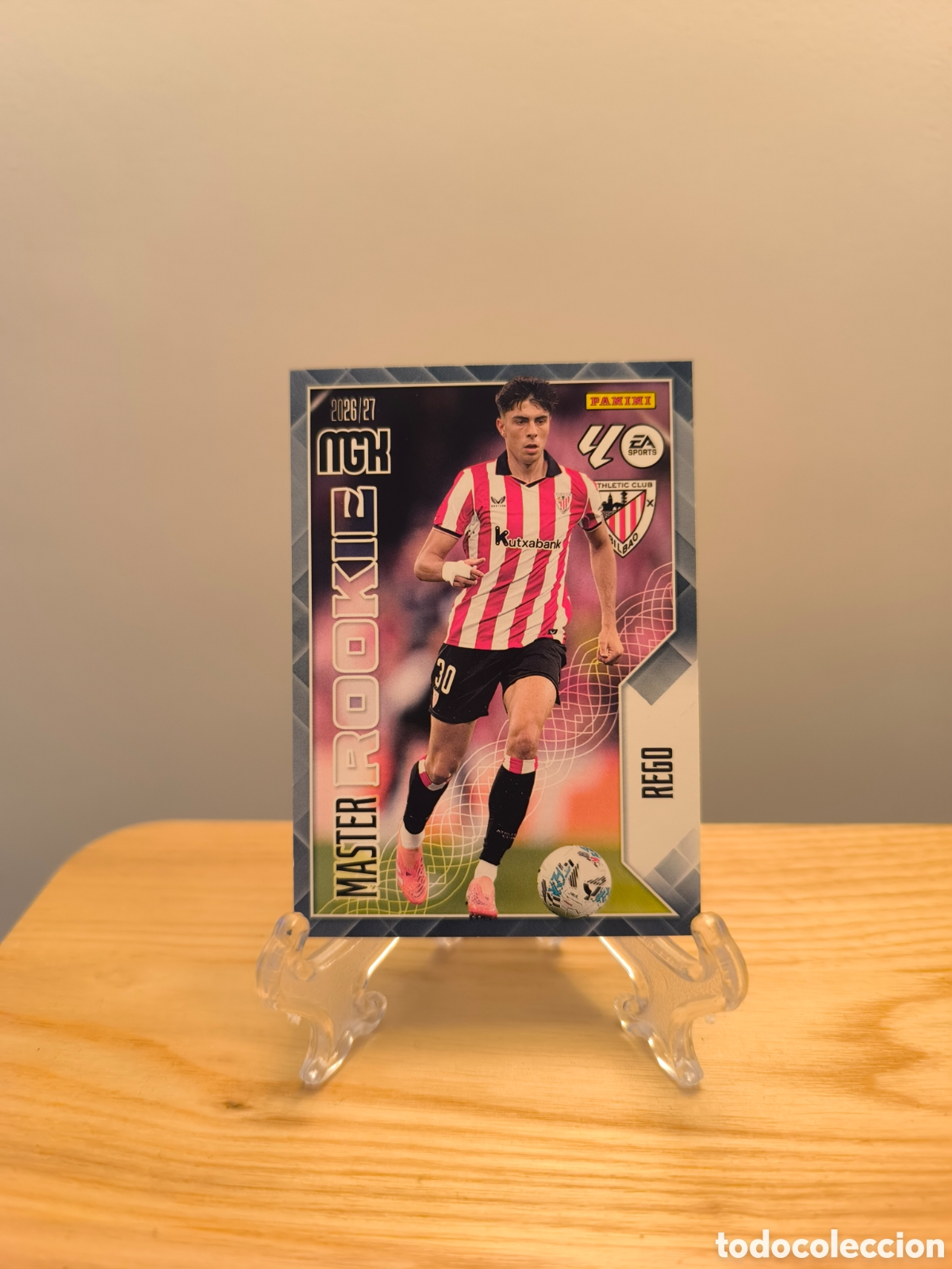 Fu&szlig;ball-Sticker: Rego MASTER ROOKIE megacracks 2026-27 Athletic de Bilbao n&deg;418