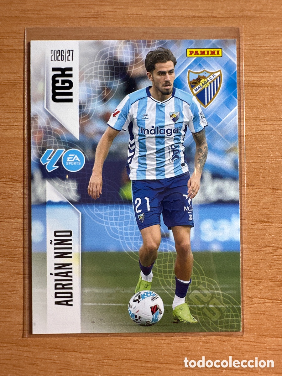 Fu&szlig;ball-Sticker: 250 ADRI&Aacute;N NI&Ntilde;O MALAGA MEGACRACKS 2026 2027 (MGK 26 27)