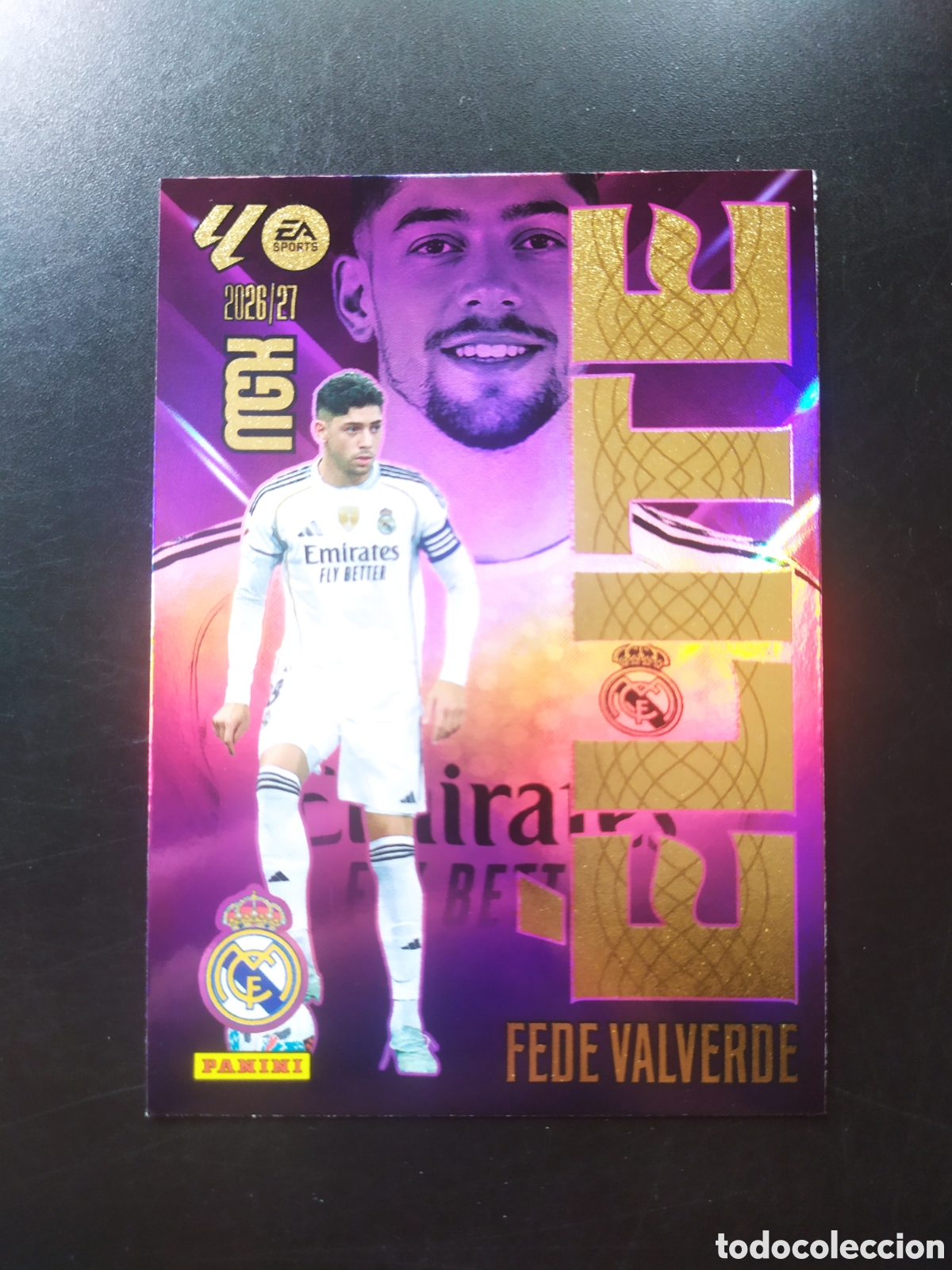 Fu&szlig;ball-Sticker: Megacracks 2026 2027 26 27 panini Fede Valverde elite n&deg; 5 Real Madrid