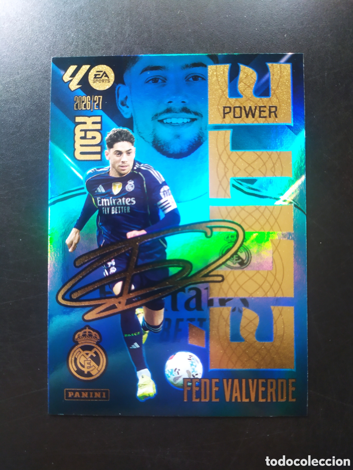 Football Stickers: Megacracks 2026 2027 26 27 panini Fede Valverde elite power n&deg; 5P 5 P Real Madrid