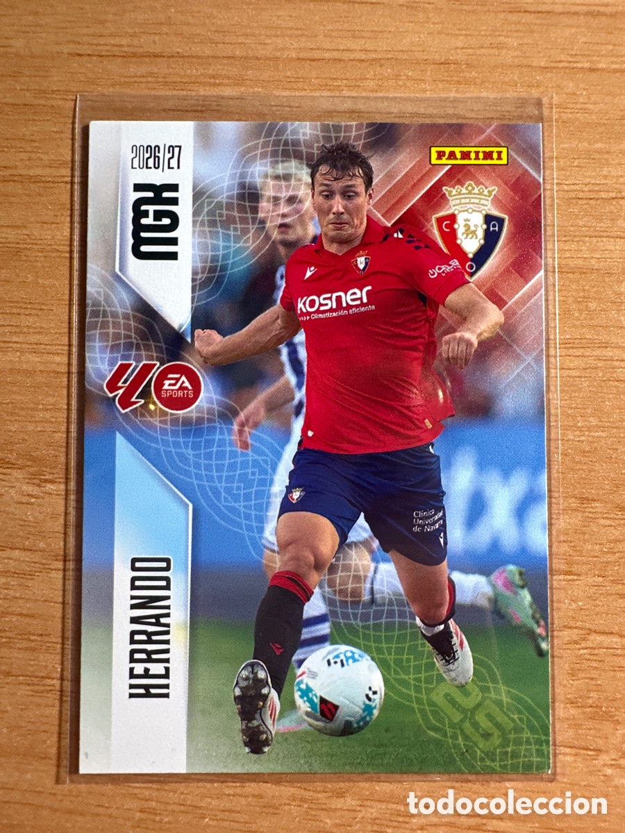 Cartes &agrave; collectionner de Football: 259 HERRANDO OSASUNA MEGACRACKS 2026 2027 (MGK 26 27)