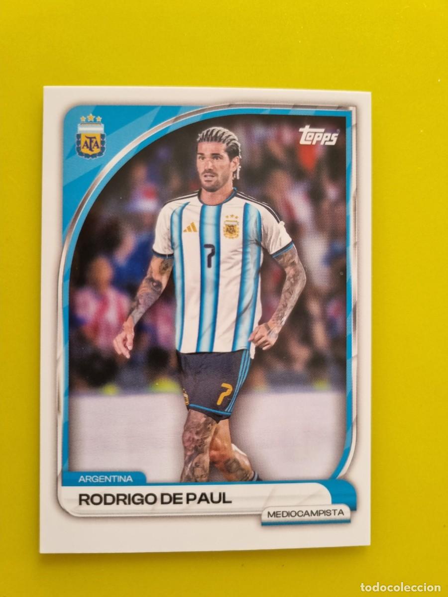 Football Stickers: CROMO FUTBOL ARGENTINA TOPPS COLLECTOR TIN AFA 26 2026 DE PAUL 8 AR926