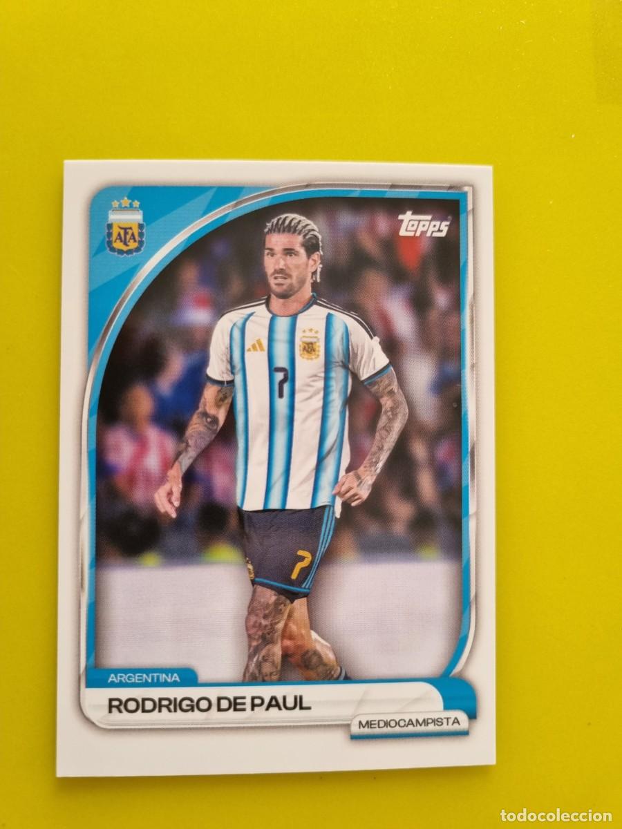 Football Stickers: CROMO FUTBOL ARGENTINA TOPPS COLLECTOR TIN AFA 26 2026 DE PAUL 8 AR926