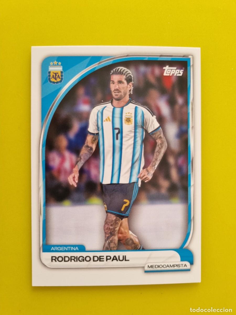 Football Stickers: CROMO FUTBOL ARGENTINA TOPPS COLLECTOR TIN AFA 26 2026 DE PAUL 8 AR926