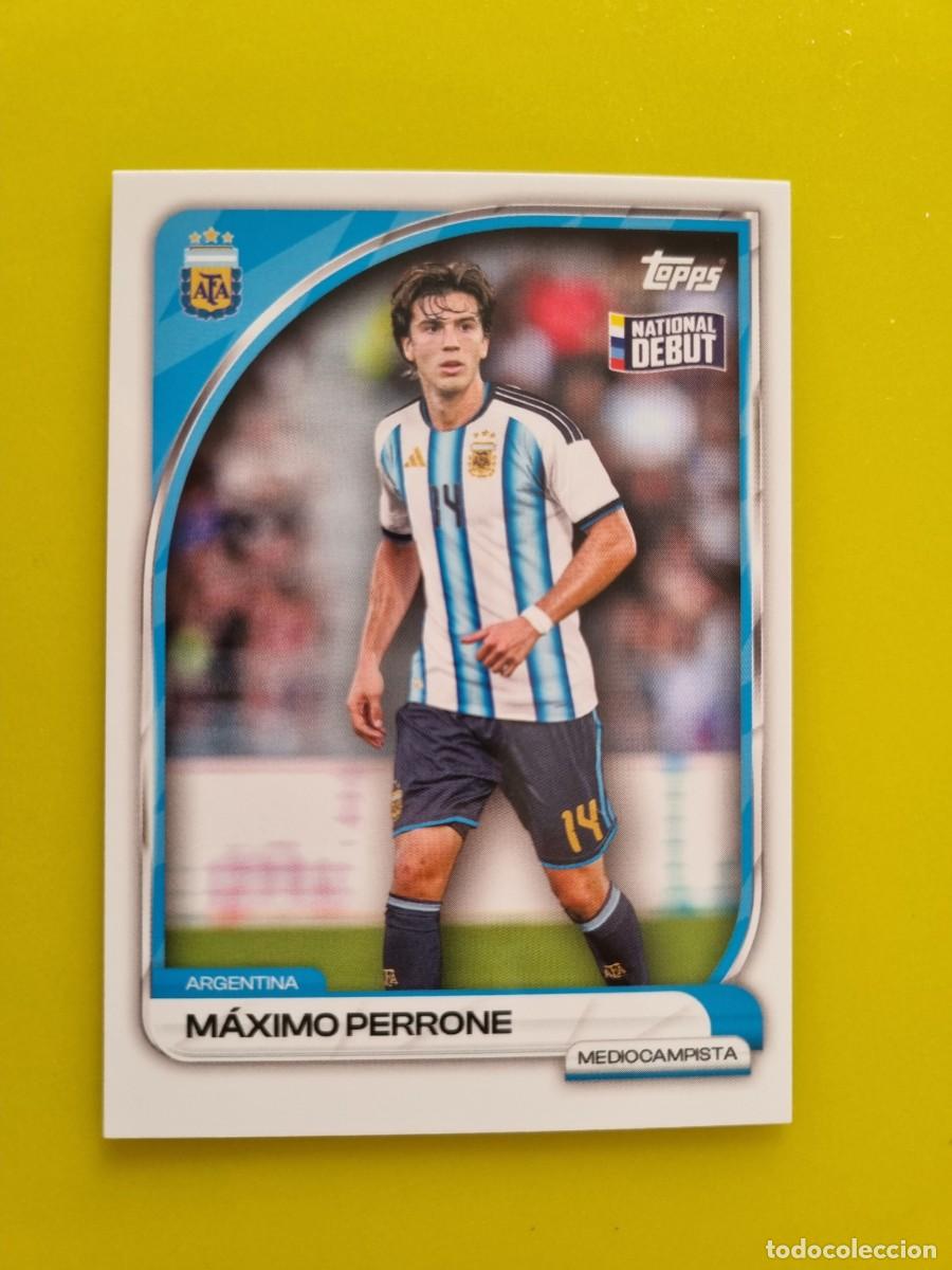 Cromos de Futebol: CROMO FUTBOL ARGENTINA TOPPS COLLECTOR TIN AFA 26 2026 MAXIMO PERRONE 7 AR926