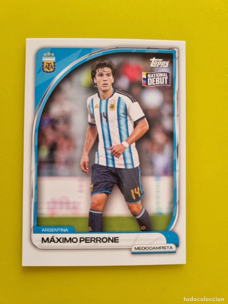 Cromos de Futebol: CROMO FUTBOL ARGENTINA TOPPS COLLECTOR TIN AFA 26 2026 MAXIMO PERRONE 7 AR926