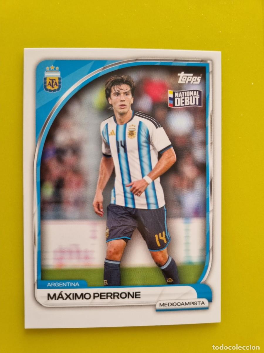 Cromos de Futebol: CROMO FUTBOL ARGENTINA TOPPS COLLECTOR TIN AFA 26 2026 MAXIMO PERRONE 7 AR926