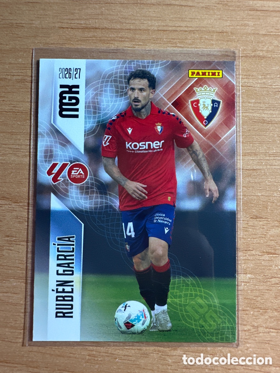Cromos de f&uacute;tbol: 265 RUB&Eacute;N GARCIA OSASUNA MEGACRACKS 2026 2027 (MGK 26 27)