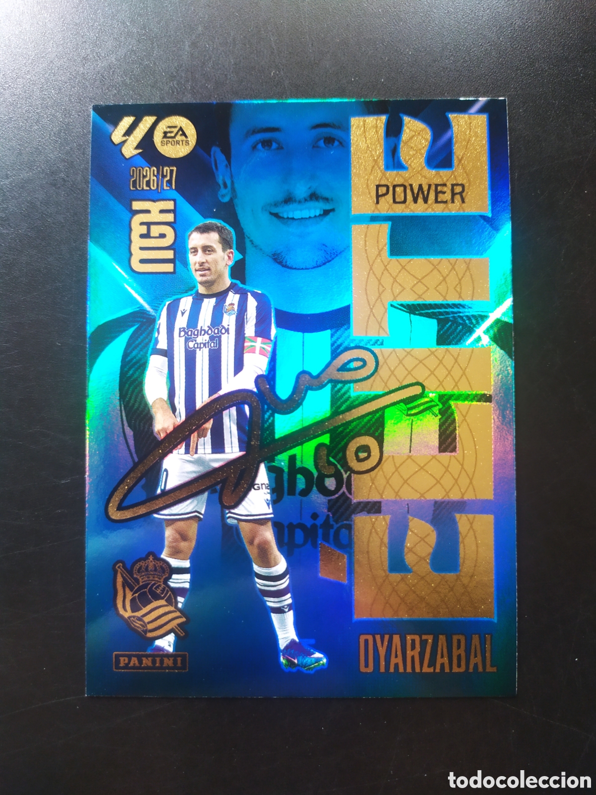 Cromos de f&uacute;tbol: Megacracks 2026 2027 26 27 panini Oyarzabal elite power n&deg; 13P 13 P Real Sociedad