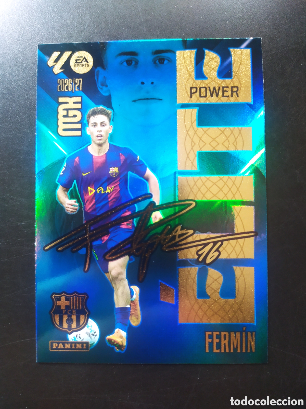 Cromos de f&uacute;tbol: Megacracks 2026 2027 26 27 panini Ferm&iacute;n elite power n&deg; 6P 6 P Barcelona