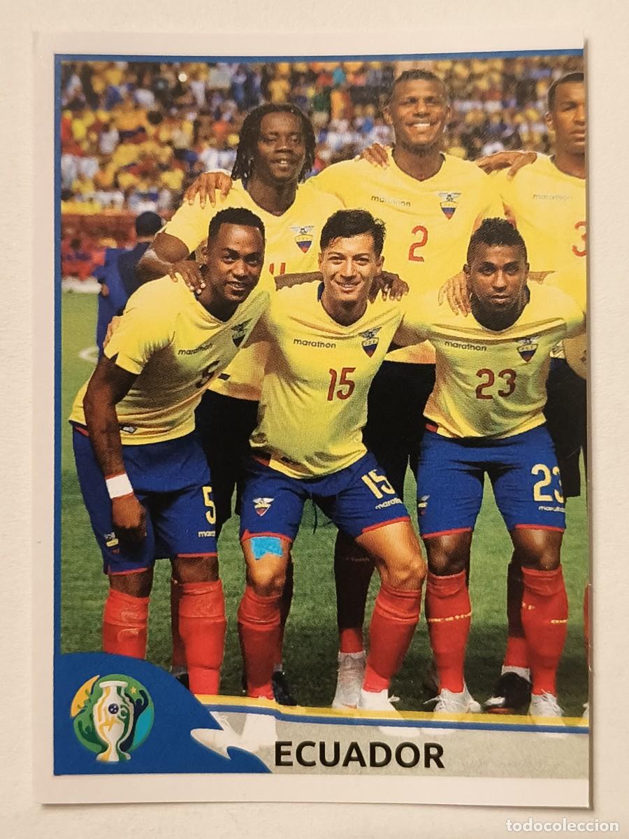 Cromos de f&uacute;tbol: #260 ALINEACION (ECUADOR) COPA AMERICA BRASIL 2019 PANINI