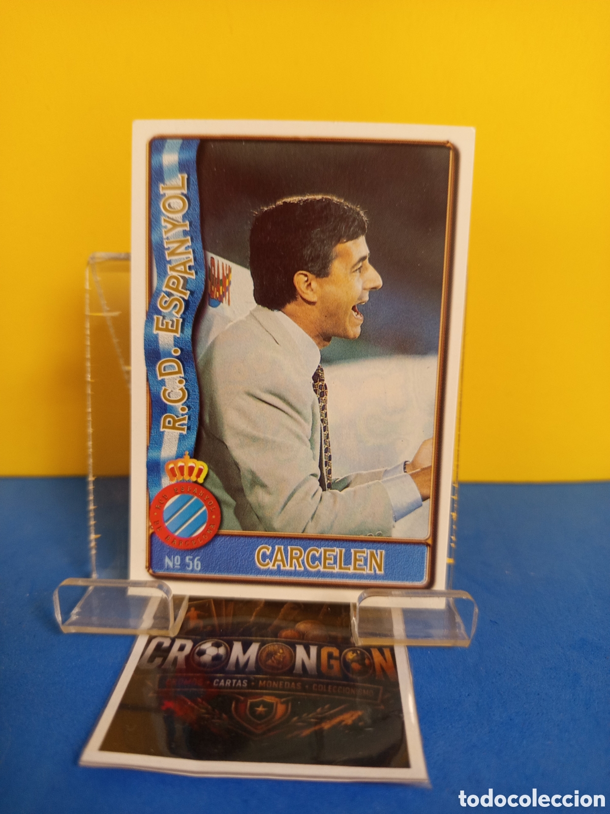 Football Stickers: ❇️ CROMO ⚽ CARD 56 CARCELEN ESPA&Ntilde;OL FICHAS LIGA 96 97 1996 1997 MUNDICROMO SPORT ❇️