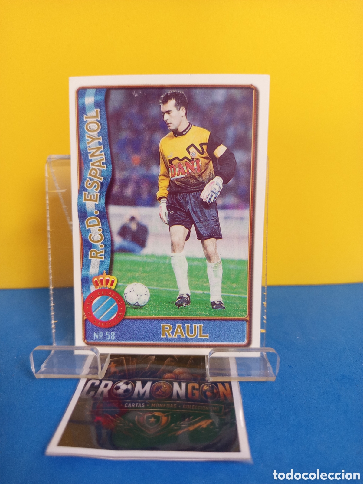 Football Stickers: ❇️ CROMO ⚽ CARD 58 RA&Uacute;L ESPA&Ntilde;OL FICHAS LIGA 96 97 1996 1997 MUNDICROMO SPORT ❇️
