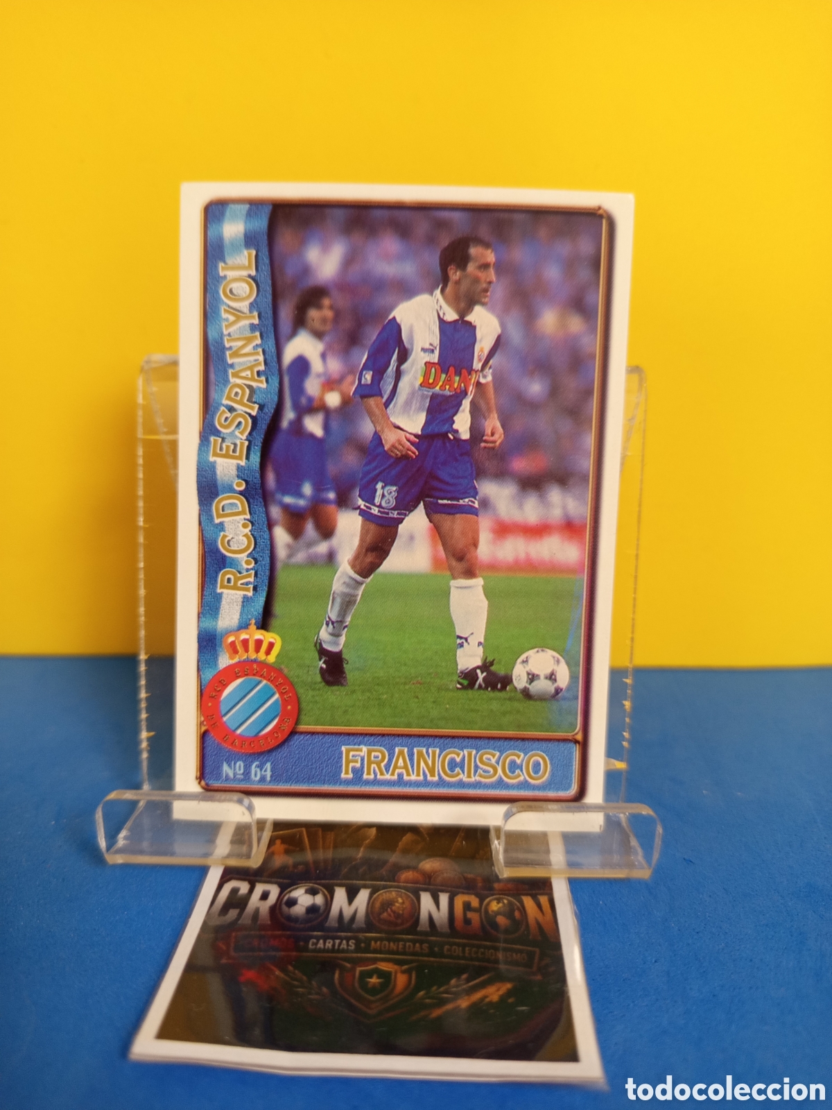 Football Stickers: ❇️ CROMO ⚽ CARD 64 FRANCISCO ESPA&Ntilde;OL FICHAS LIGA 96 97 1996 1997 MUNDICROMO SPORT ❇️