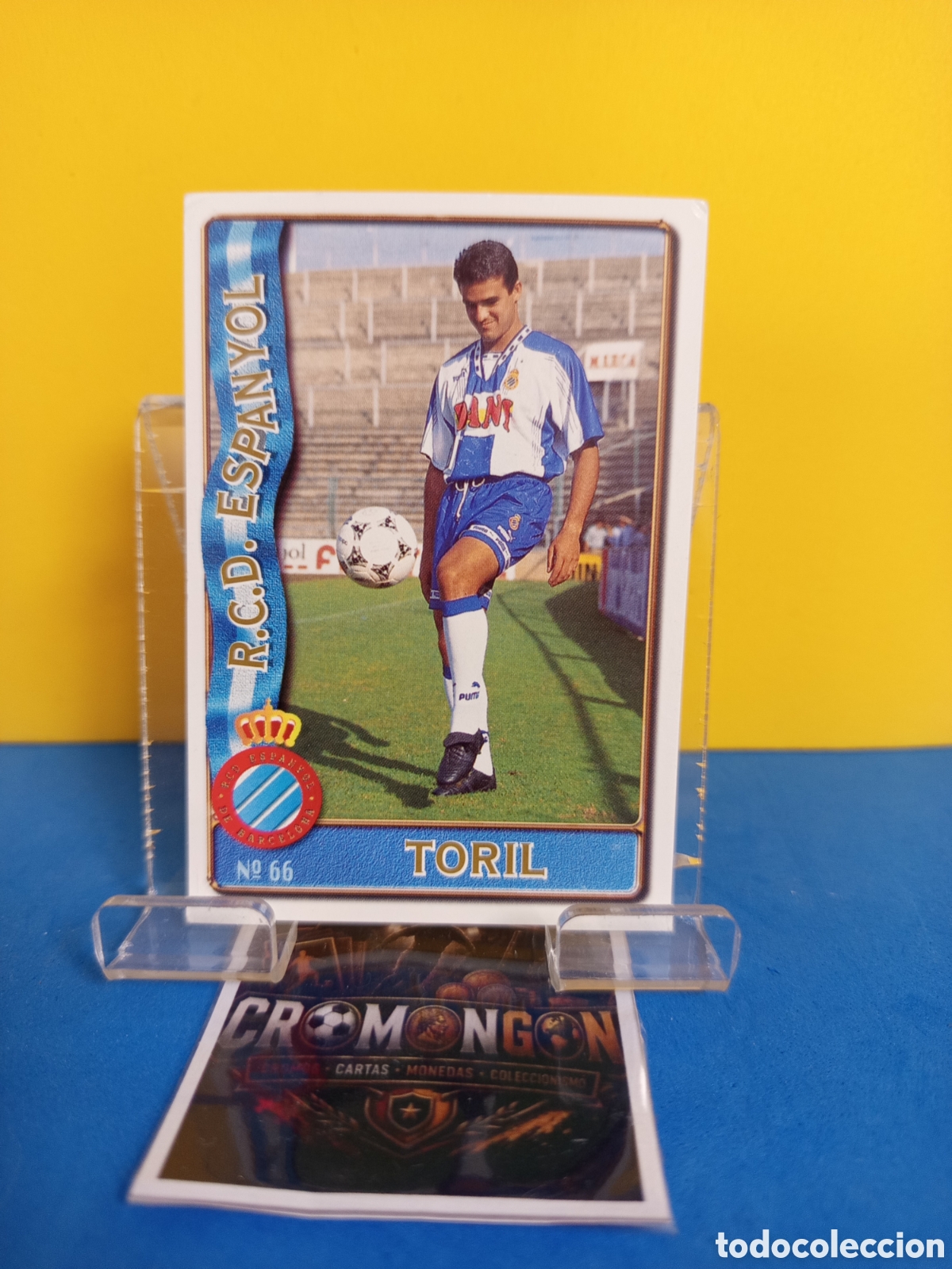 Football Stickers: ❇️ CROMO ⚽ CARD 66 TORIL ESPA&Ntilde;OL FICHAS LIGA 96 97 1996 1997 MUNDICROMO SPORT ❇️