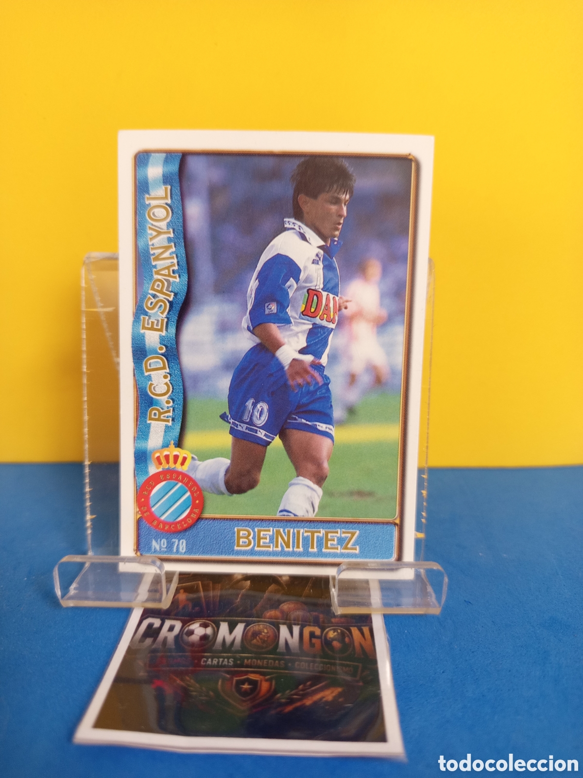 Football Stickers: ❇️ CROMO ⚽ CARD 70 BEN&Iacute;TEZ ESPA&Ntilde;OL FICHAS LIGA 96 97 1996 1997 MUNDICROMO SPORT ❇️