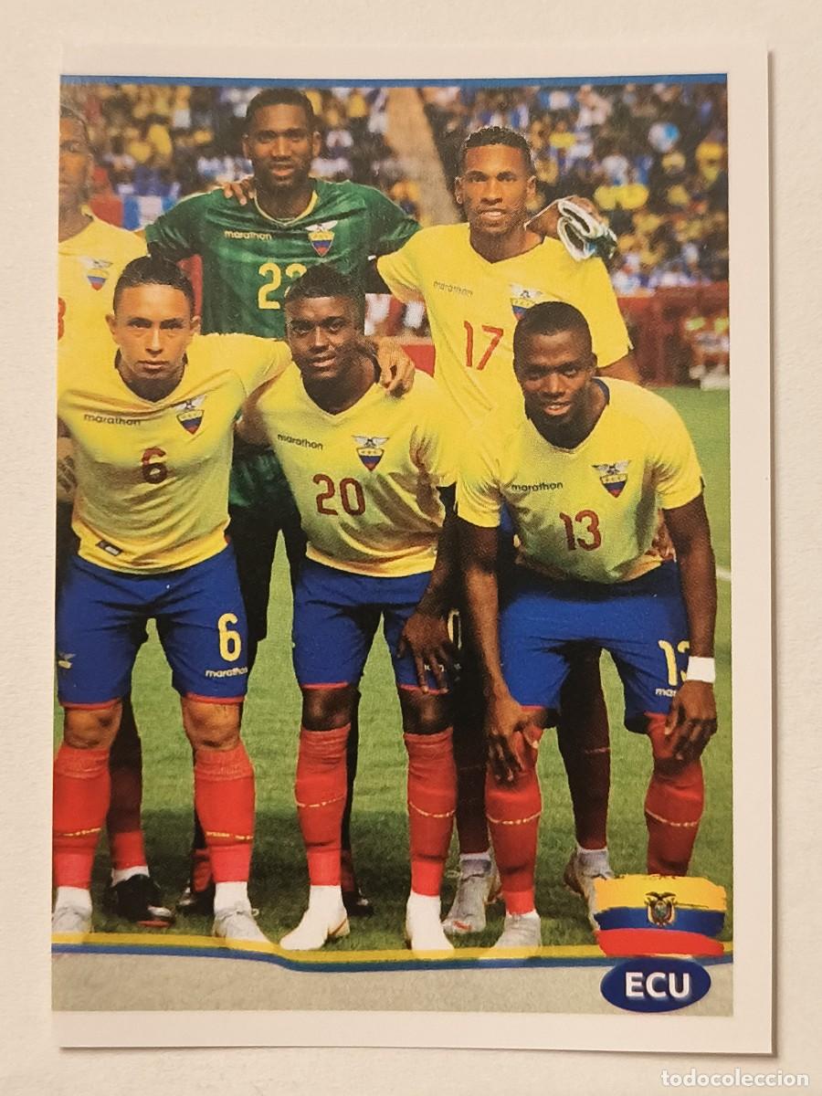 Cromos de f&uacute;tbol: #261 ALINEACION (ECUADOR) COPA AMERICA BRASIL 2019 PANINI