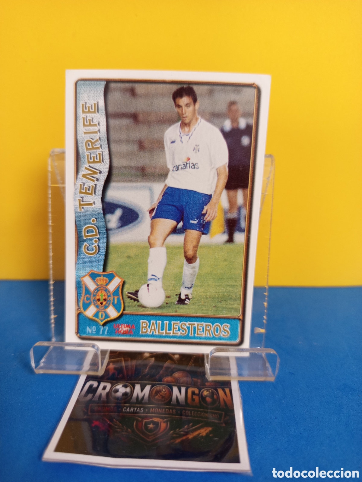 Football Stickers: ❇️ CROMO ⚽ CARD 77 BALLESTEROS TENERIFE UH FICHAS LIGA 96 97 1996 1997 MUNDICROMO SPORT ❇️