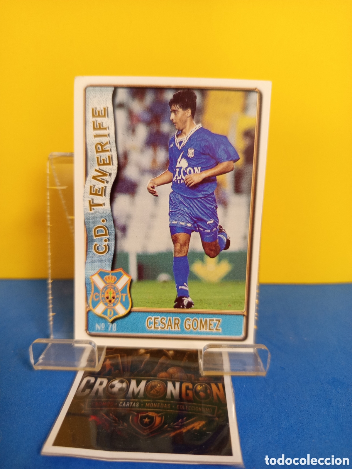 Football Stickers: ❇️ CROMO ⚽ 78 C&Eacute;SAR G&Oacute;MEZ TENERIFE FICHAS LIGA 96 97 1996 1997 MUNDICROMO SPORT ❇️