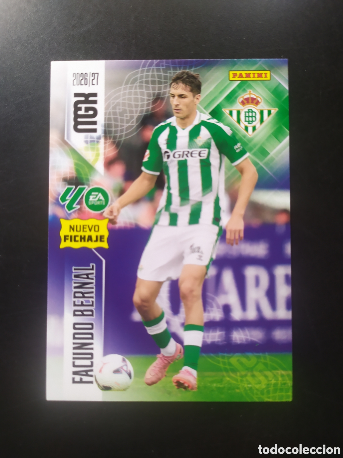 Football Stickers: Megacracks 2026 2027 26 27 panini Facundo Bernal fichaje n&deg; 484 Real Betis