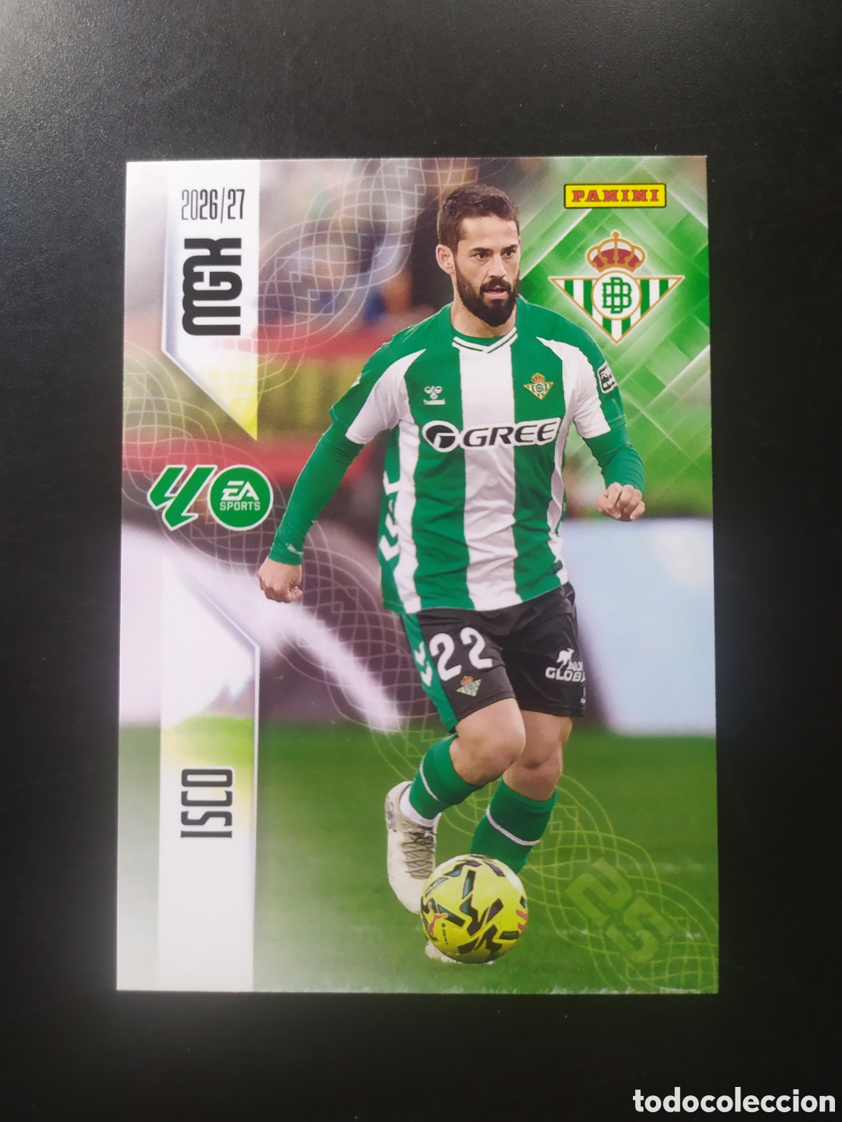Cromos de f&uacute;tbol: Megacracks 2026 2027 26 27 panini Isco n&deg; 104 Real Betis