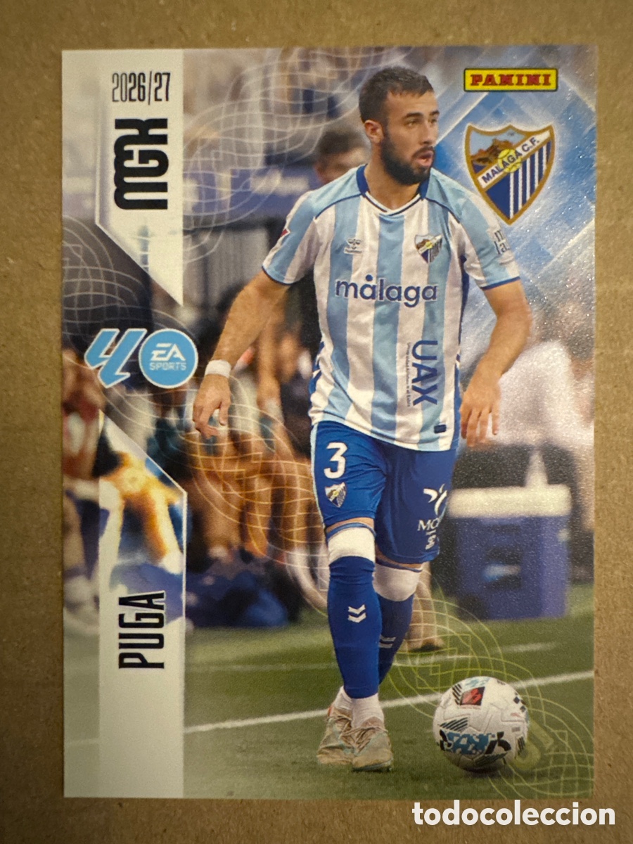 Cromos de f&uacute;tbol: # 238 Puga M&aacute;laga Megacracks 26 27 2026 2027