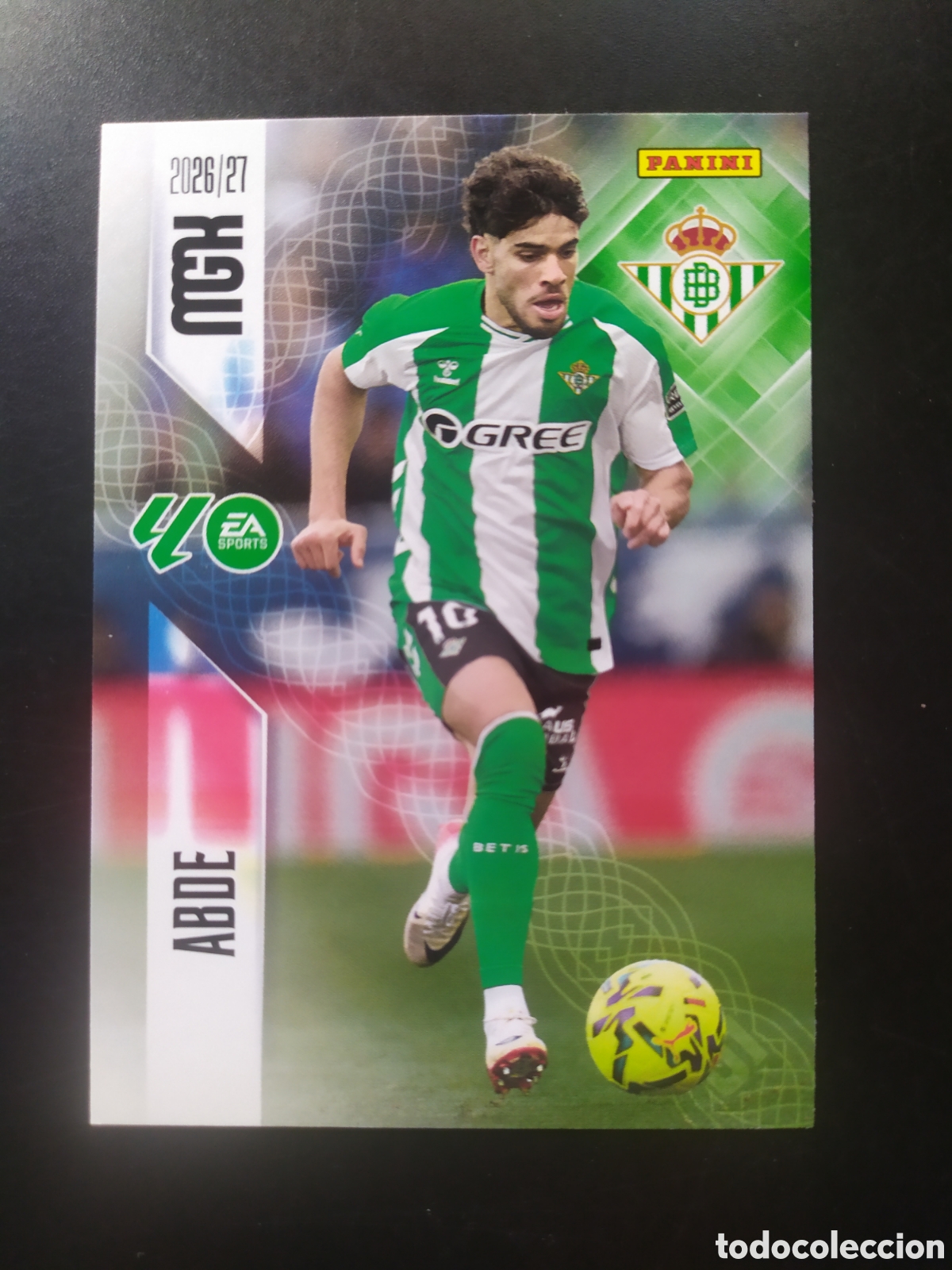 Cromos de f&uacute;tbol: Megacracks 2026 2027 26 27 panini Abde n&deg; 108 Real Betis