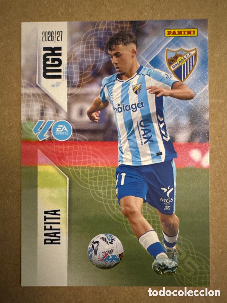 Cromos de f&uacute;tbol: # 242 Rafita M&aacute;laga Megacracks 26 27 2026 2027