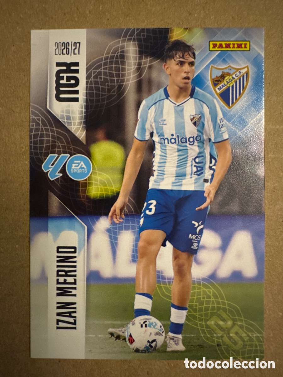 Cromos de f&uacute;tbol: # 244 Izan Merino M&aacute;laga Megacracks 26 27 2026 2027