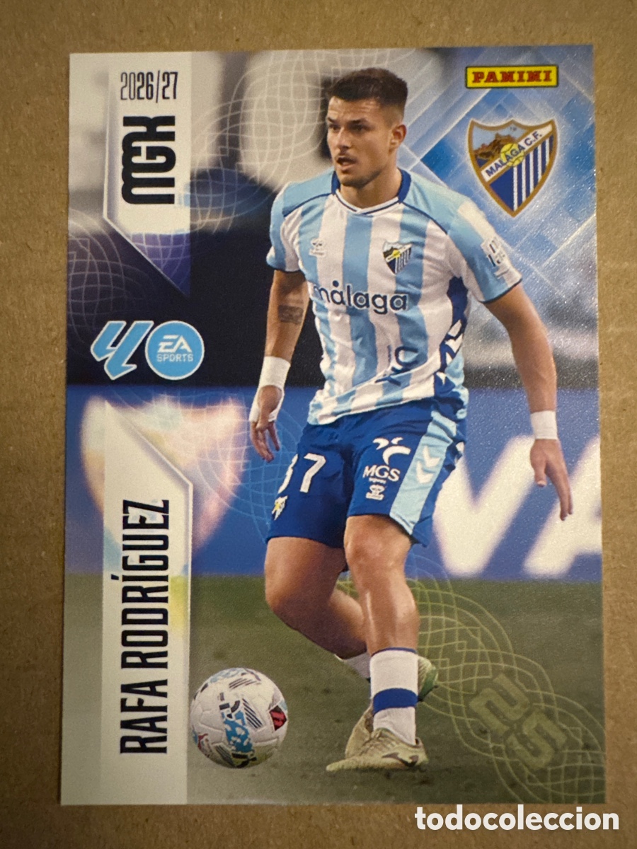 Cromos de f&uacute;tbol: # 246 Rafa Rodr&iacute;guez M&aacute;laga Megacracks 26 27 2026 2027