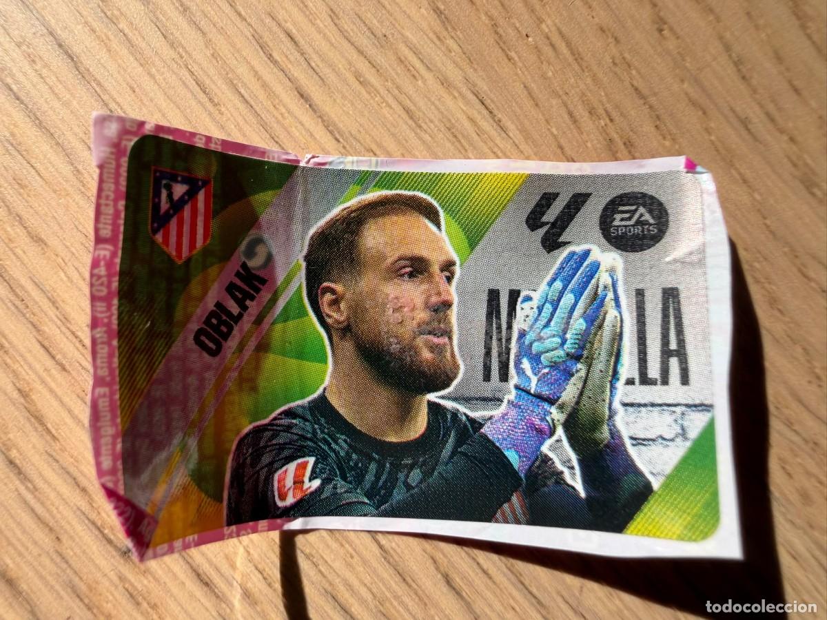 Cromos de f&uacute;tbol: MURALLA OBLAK ATLETICO MADRID 25 26 2025 2026 LIGA EA SPORTS CHICLES CHICLE ESTE SIN PEGAR