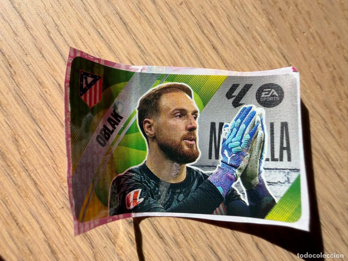 Cromos de f&uacute;tbol: MURALLA OBLAK ATLETICO MADRID 25 26 2025 2026 LIGA EA SPORTS CHICLES CHICLE ESTE SIN PEGAR