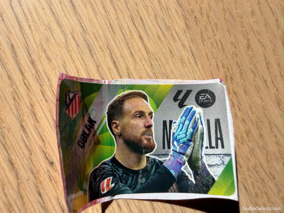 Cromos de f&uacute;tbol: MURALLA OBLAK ATLETICO MADRID 25 26 2025 2026 LIGA EA SPORTS CHICLES CHICLE ESTE SIN PEGAR