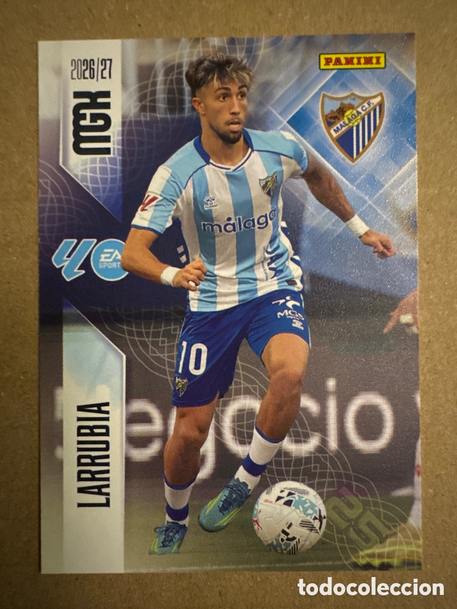 Cromos de f&uacute;tbol: # 248 Larrubia M&aacute;laga Megacracks 26 27 2026 2027