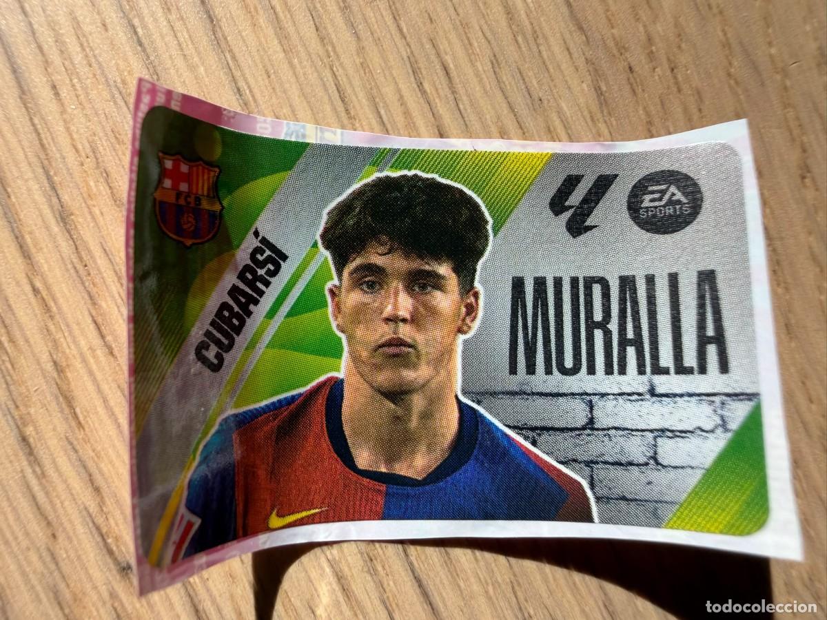 Cromos de f&uacute;tbol: MURALLA CUBARSI BARCELONA 25 26 2025 2026 LIGA EA SPORTS CHICLES CHICLE ESTE SIN PEGAR