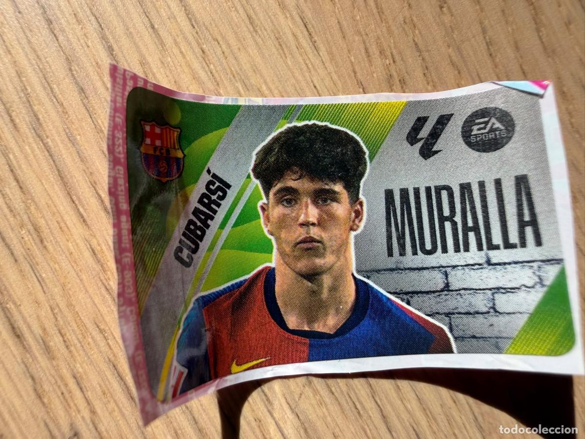 Cromos de f&uacute;tbol: MURALLA CUBARSI BARCELONA 25 26 2025 2026 LIGA EA SPORTS CHICLES CHICLE ESTE SIN PEGAR