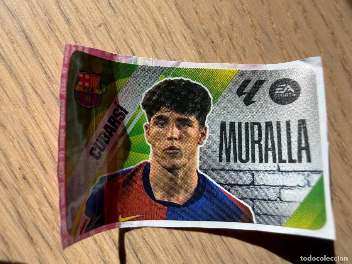 Cromos de f&uacute;tbol: MURALLA CUBARSI BARCELONA 25 26 2025 2026 LIGA EA SPORTS CHICLES CHICLE ESTE SIN PEGAR