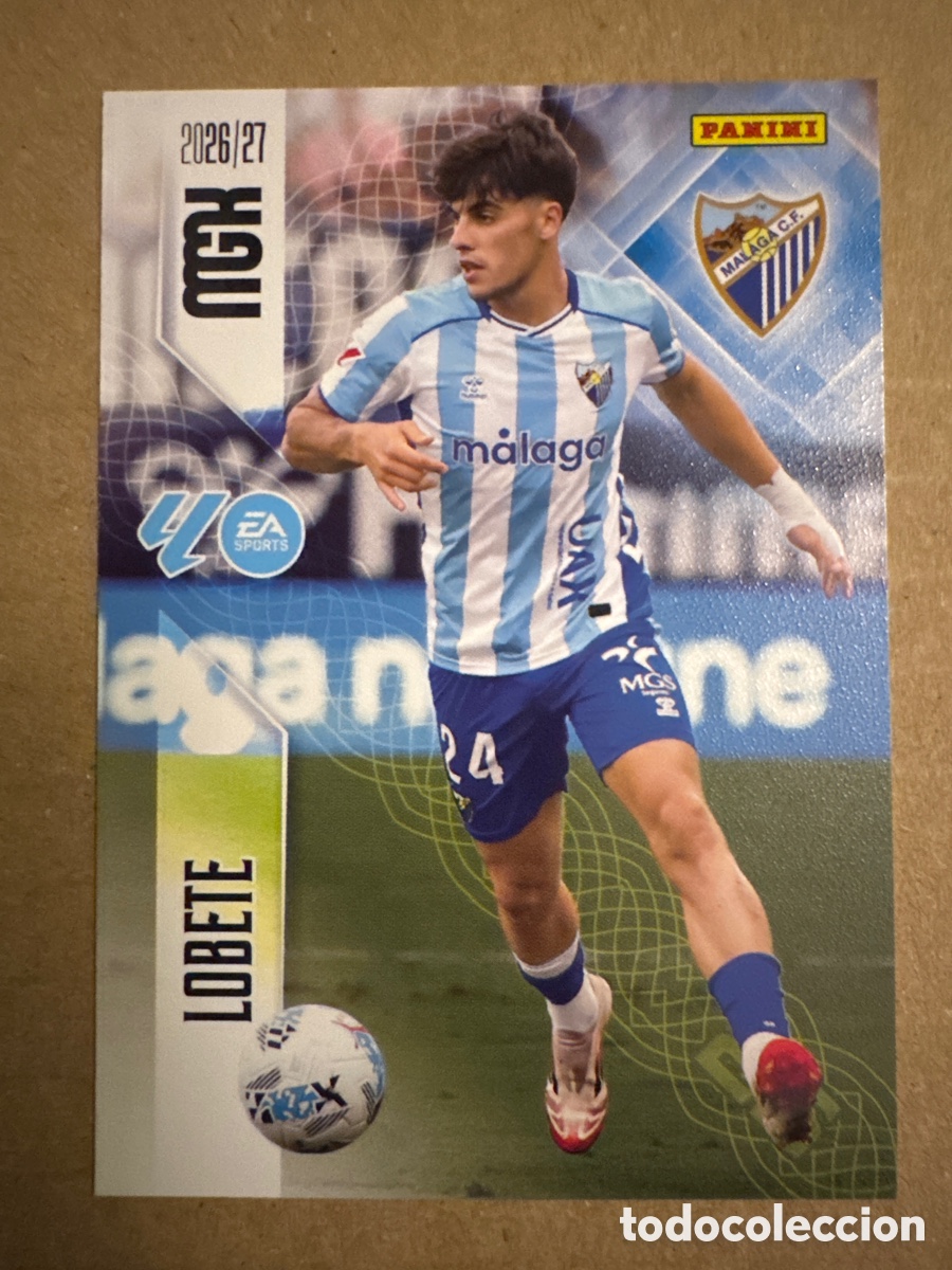 Cromos de f&uacute;tbol: # 249 Lobete M&aacute;laga Megacracks 26 27 2026 2027