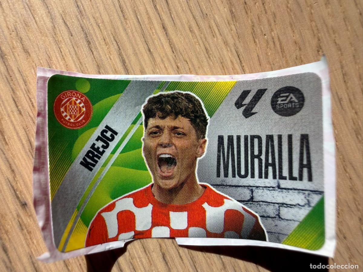 Cromos de f&uacute;tbol: MURALLA KREJCI GIRONA 25 26 2025 2026 LIGA EA SPORTS CHICLES CHICLE ESTE SIN PEGAR