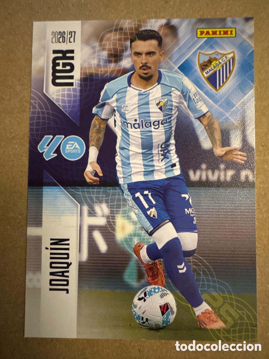Cromos de f&uacute;tbol: # 251 Joaqu&iacute;n M&aacute;laga Megacracks 26 27 2026 2027